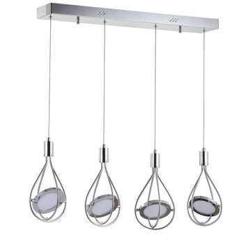 Orion Adjustable Modern Integrated Cluster LED Metal Pendant - JONATHAN Y